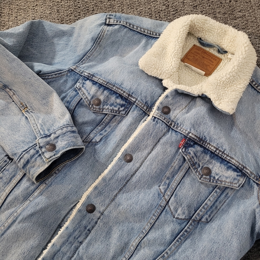 Levi's Men's Sherpa Trucker Jacket Size XL
